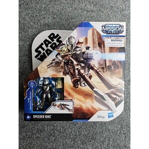 Star Wars: Mission Fleet Expedition The Mandalorian Action Figure & Speeder Bike